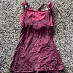 Lululemon layered bra/tank
